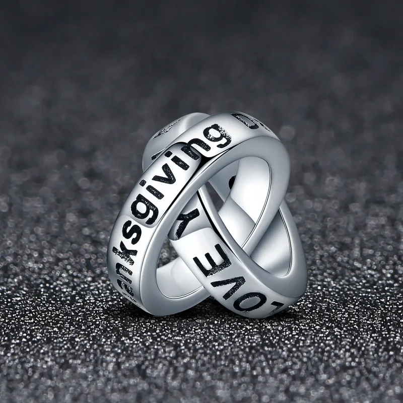 (image for) Pandora Style Grateful to You Charm - SCC227 - View 2