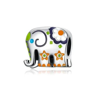 (image for) Pandora Style Happy Elephant Charm - BSC095