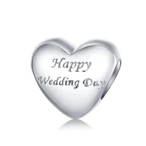 (image for) Pandora Style Happy Wedding Charm - BSC268