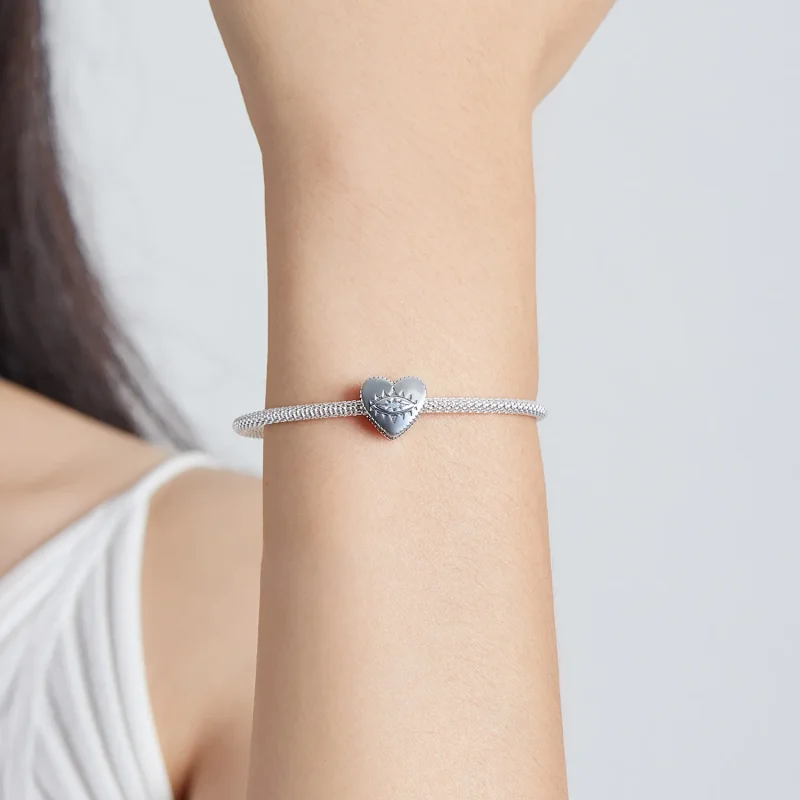 (image for) Pandora Style Heart Demon Eye Charm - SCC1987 - View 5