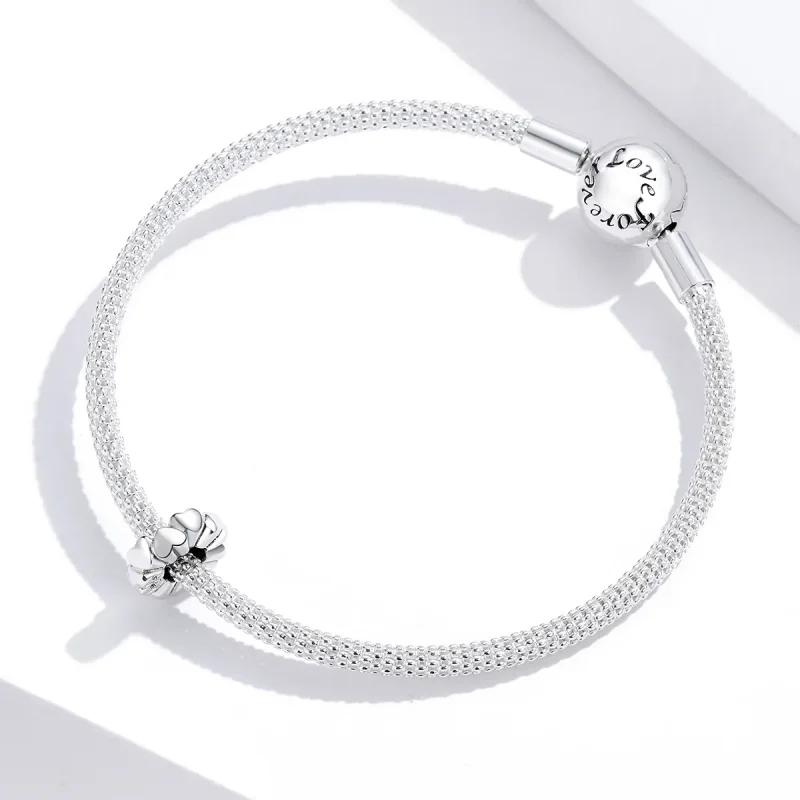 (image for) Pandora Style Heart to Heart Charm - SCC1521 - View 2