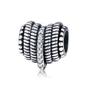 (image for) Pandora Style Heart Weaving Charm - SCC1470