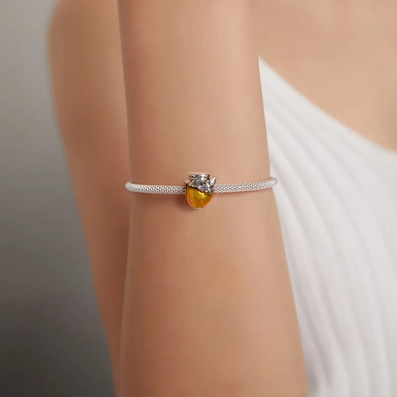 (image for) Pandora Style Honey Pot Charm - SCC1914 - View 5