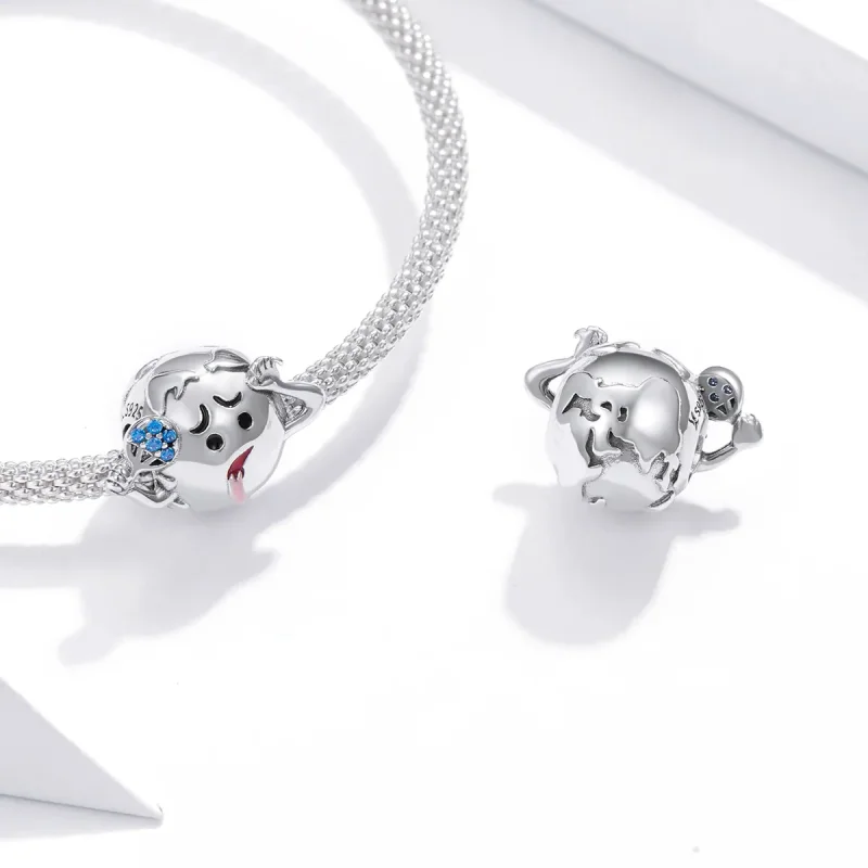 (image for) Pandora Style Hot Earth Charm - SCC1582 - View 3