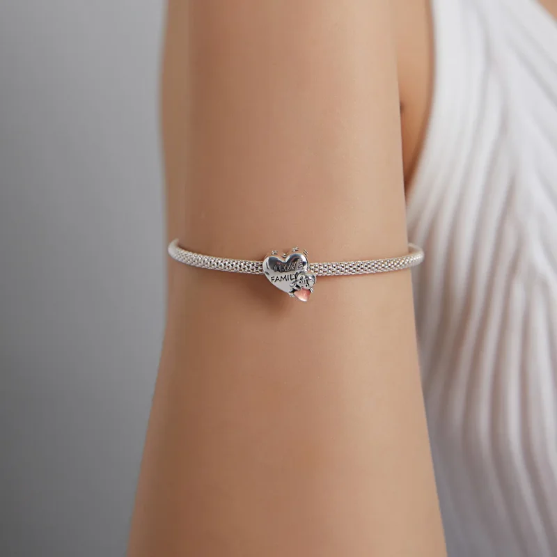(image for) Pandora Style I Love My Home Charm - BSC478 - View 5