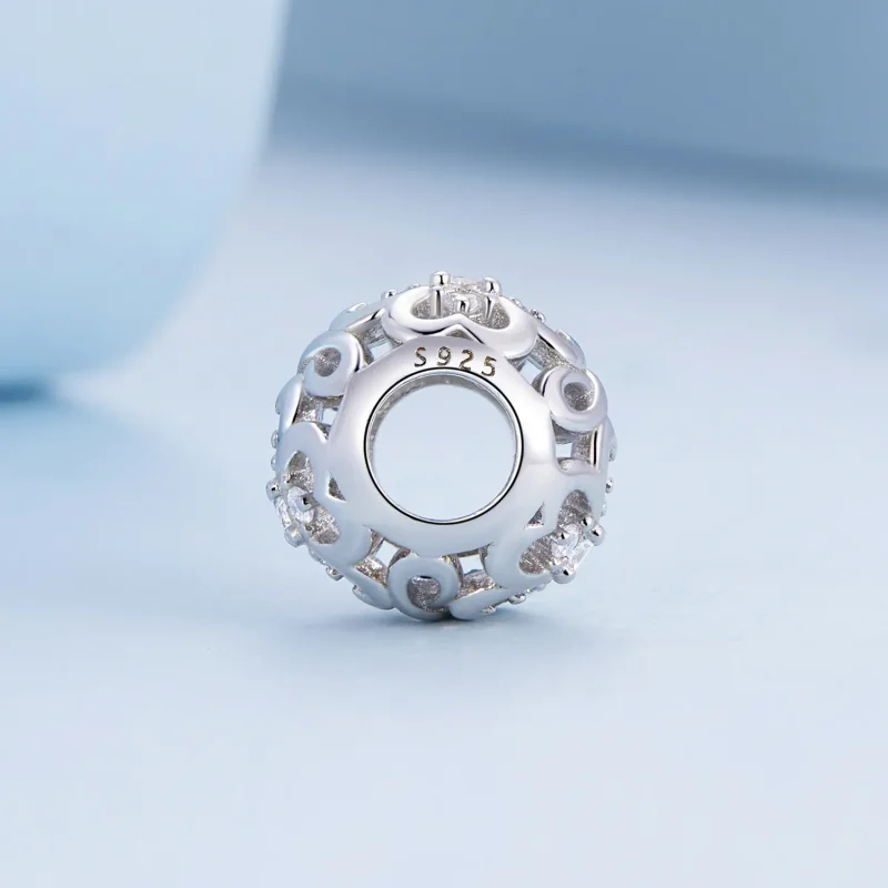 (image for) Pandora Style Infinite Heart Charm - BSC664 - View 3