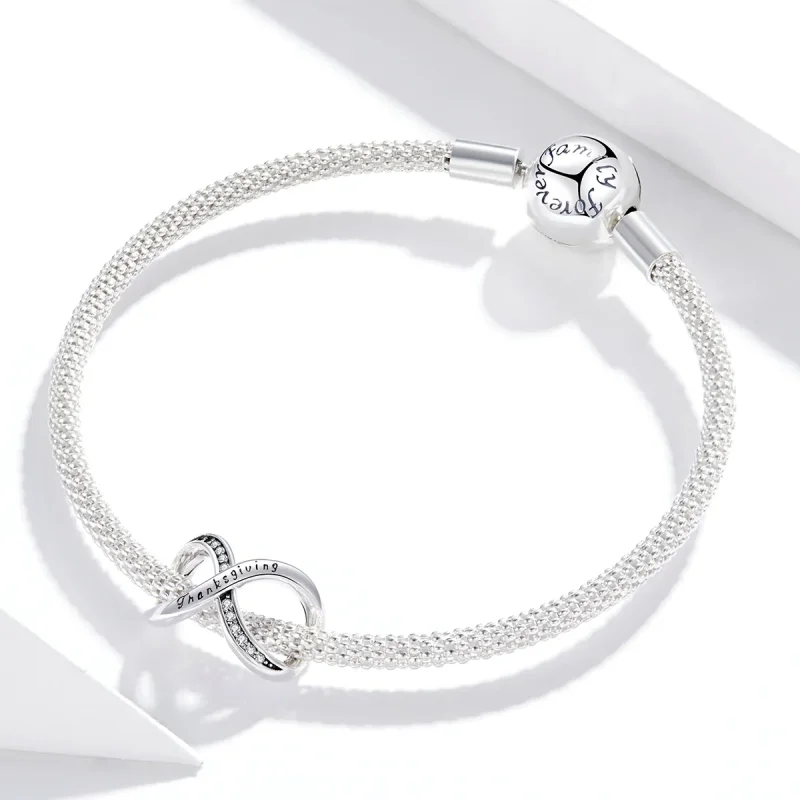 (image for) Pandora Style Infinity Symbol Charm - SCC1636 - View 3