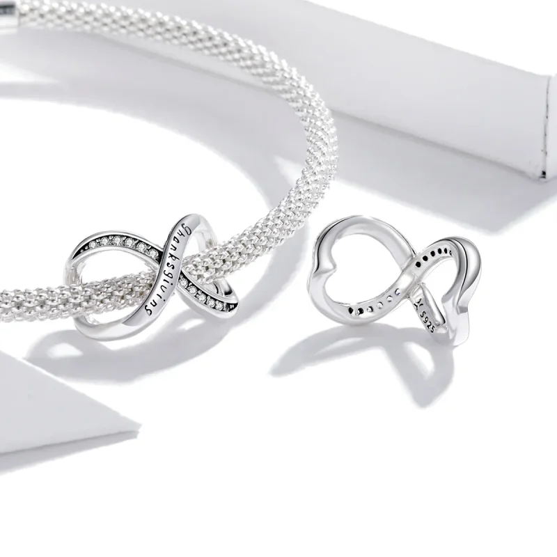 (image for) Pandora Style Infinity Symbol Charm - SCC1636 - View 4