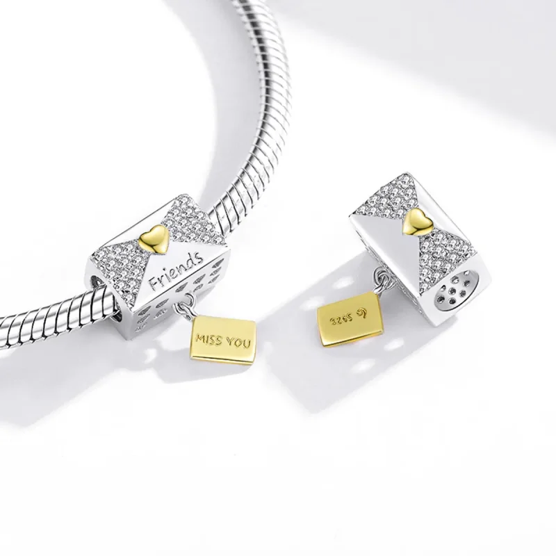 (image for) Pandora Style Intimacy - Envelope Charm - BSC468 - View 4