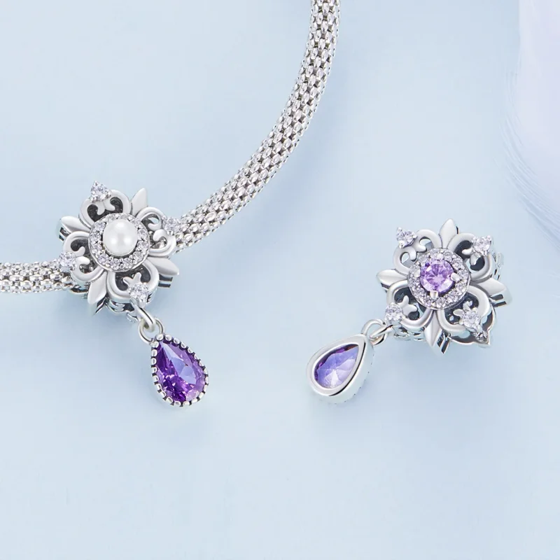 (image for) Pandora Style Iris Charm - BSC674 - View 4