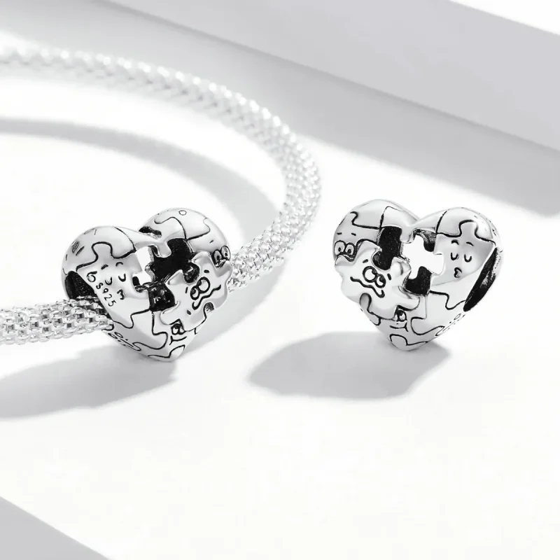 (image for) Pandora Style Jigsaw Puzzle Charm - BSC557 - View 4