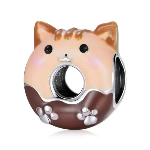(image for) Pandora Style Kitty Donuts Charm - SCC1877