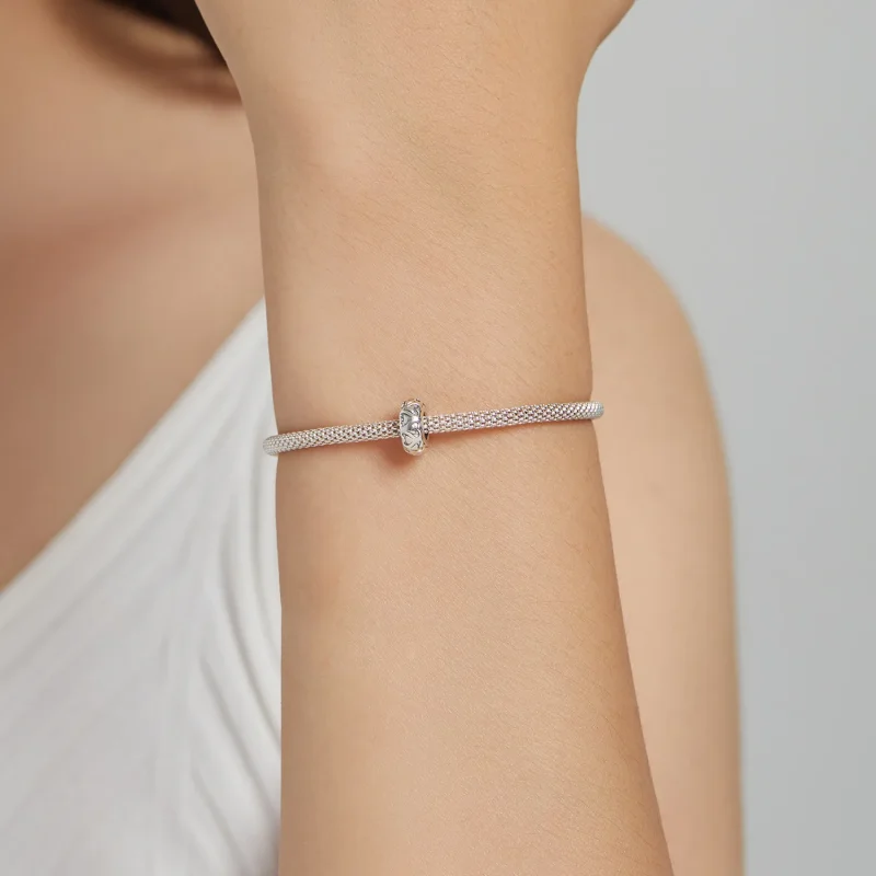 (image for) Pandora Style Lace Love Spacer Charm - SCC1949 - View 5