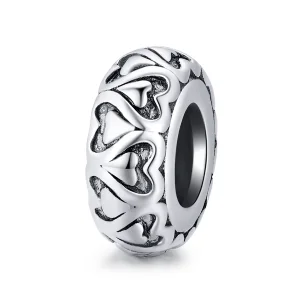 (image for) Pandora Style Lace Love Spacer Charm - SCC1949