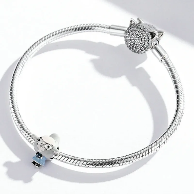 (image for) Pandora Style Lamb Lawyer Charm - SCC1965 - View 3