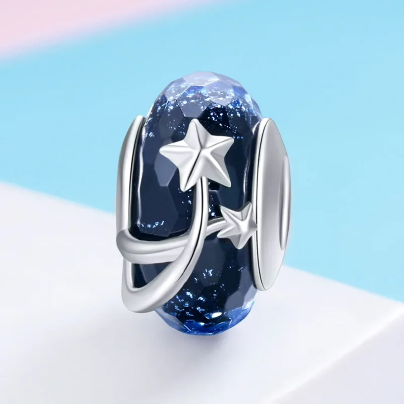(image for) Pandora Style Late Autumn Night Sky Charm - SCC861 - View 2