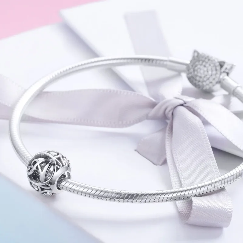 (image for) Pandora Style Letter-A Charm - SCC738-A - View 4