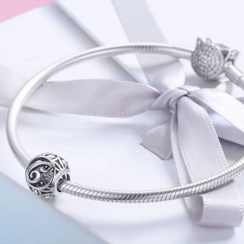 (image for) Pandora Style Letter-C Charm - SCC738-C - View 4