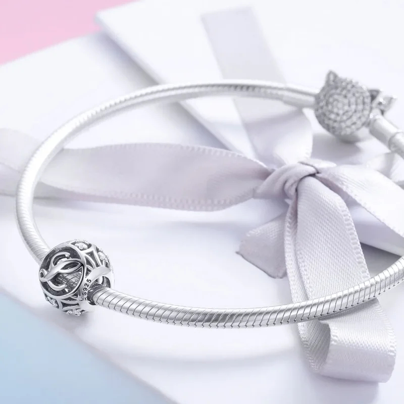 (image for) Pandora Style Letter-L Charm - SCC738-L - View 4