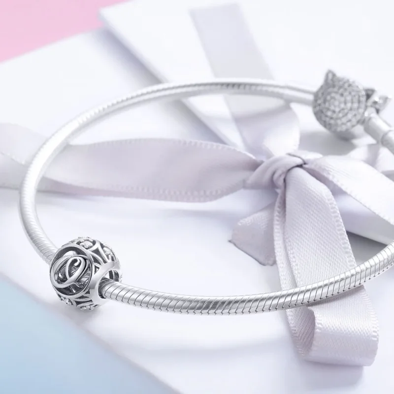 (image for) Pandora Style Letter-O Charm - SCC738-O - View 4
