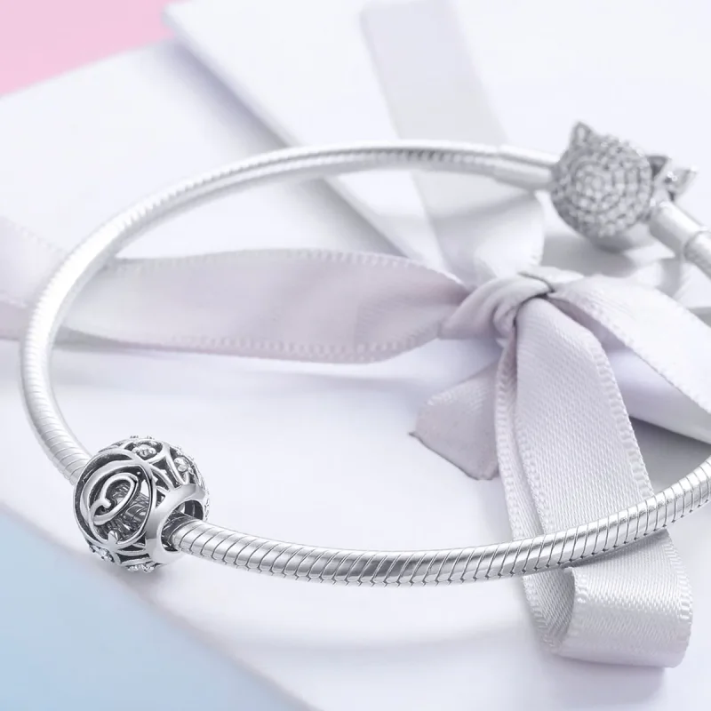 (image for) Pandora Style Letter-Q Charm - SCC738-Q - View 4