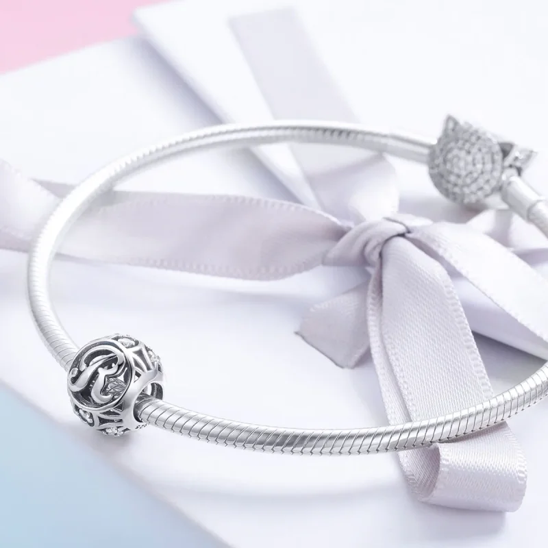 (image for) Pandora Style Letter-R Charm - SCC738-R - View 4