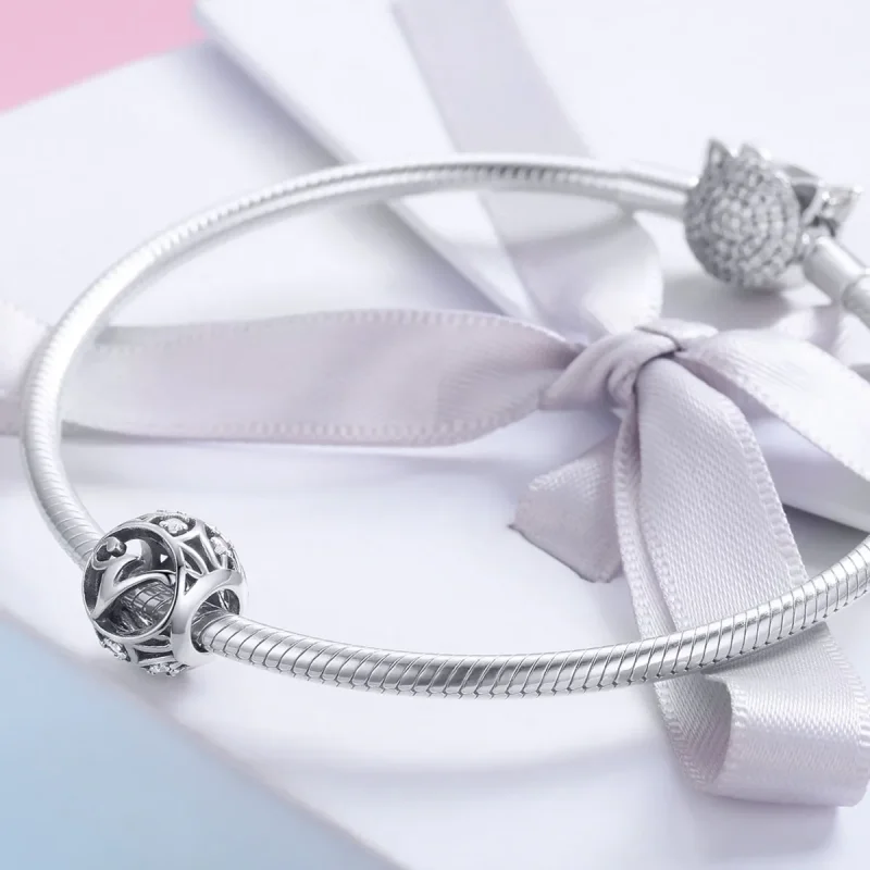 (image for) Pandora Style Letter-V Charm - SCC738-V - View 4