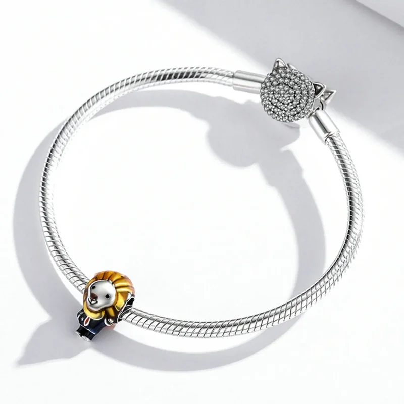 (image for) Pandora Style Lion Mayor Charm - SCC1963 - View 3