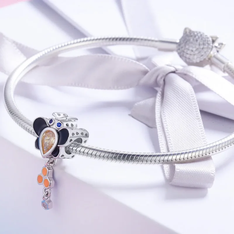 (image for) Pandora Style Little Bee Charm - BSC009 - View 4