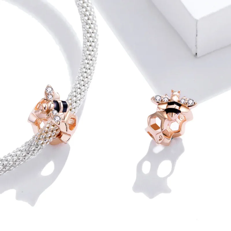 (image for) Pandora Style Little Bee Charm - BSC371 - View 4
