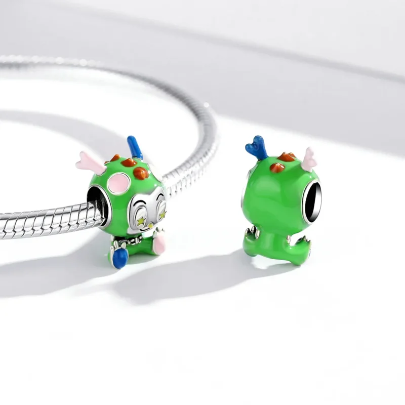 (image for) Pandora Style Little Dragon Doll Charm - SCC1943 - View 3