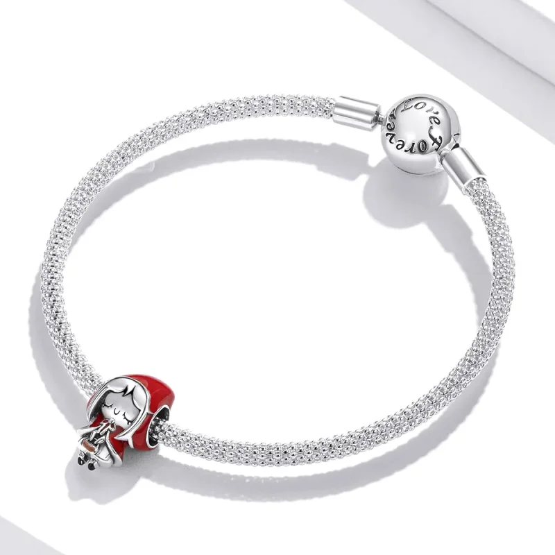 (image for) Pandora Style Little Red Riding Hood Charm - SCC1890 - View 3