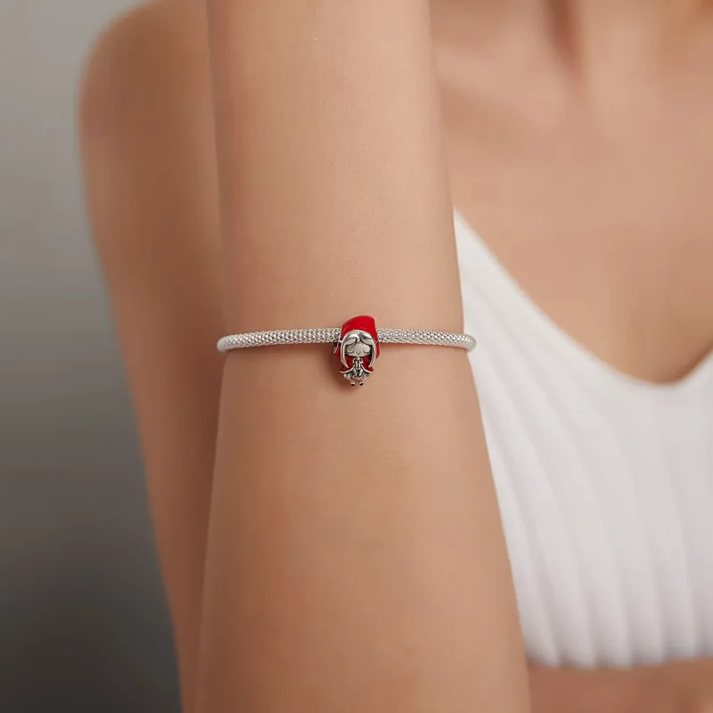 (image for) Pandora Style Little Red Riding Hood Charm - SCC1890 - View 5