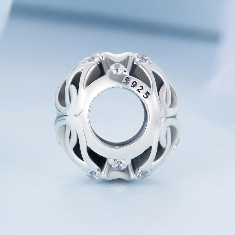 (image for) Pandora Style Lotus Charm - BSC675 - View 3