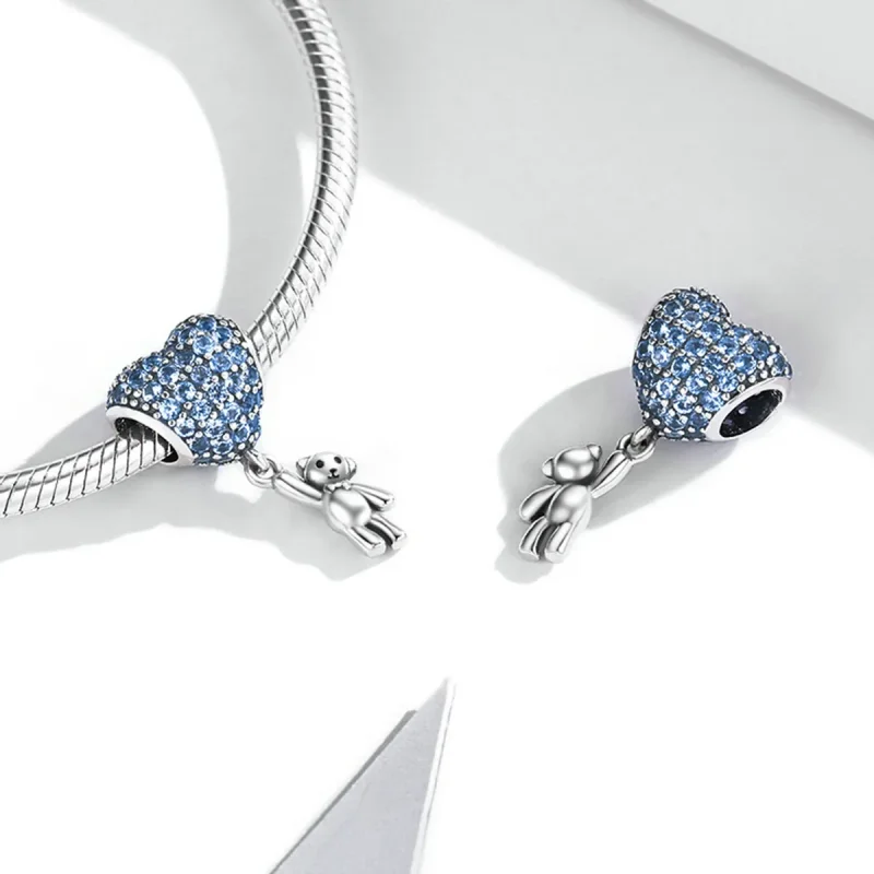 (image for) Pandora Style Love Balloon Bear Charm - SCC2023 - View 4