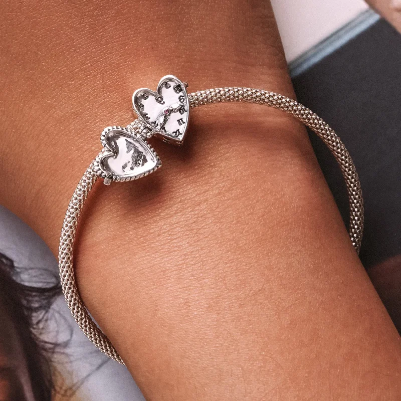 (image for) Pandora Style Love Clock Charm - SCC2245 - View 7