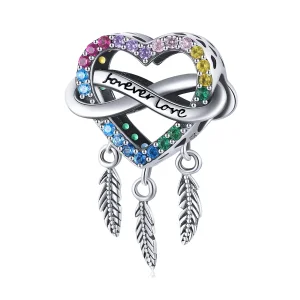 (image for) Pandora Style Love Dream Catcher Charm - BSC506