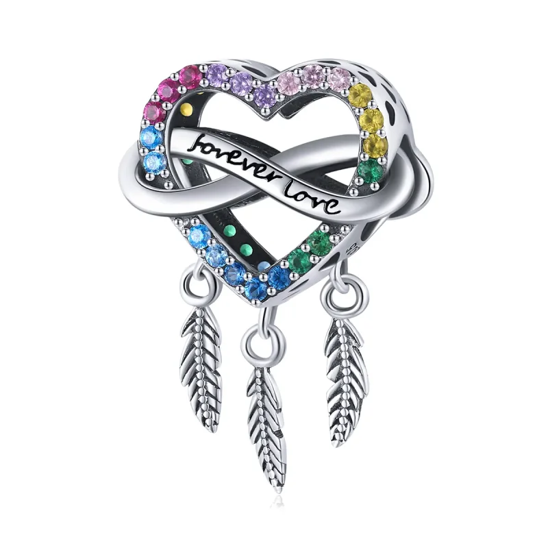 (image for) Pandora Style Love Dream Catcher Charm - BSC506