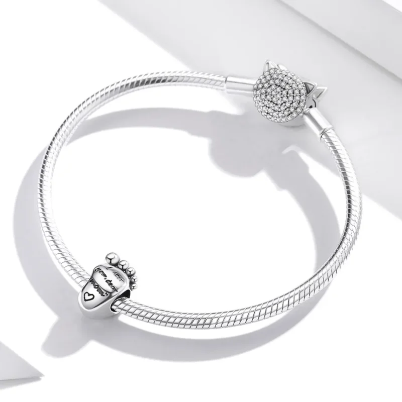 (image for) Pandora Style Love Feet Charm - SCC1901 - View 3