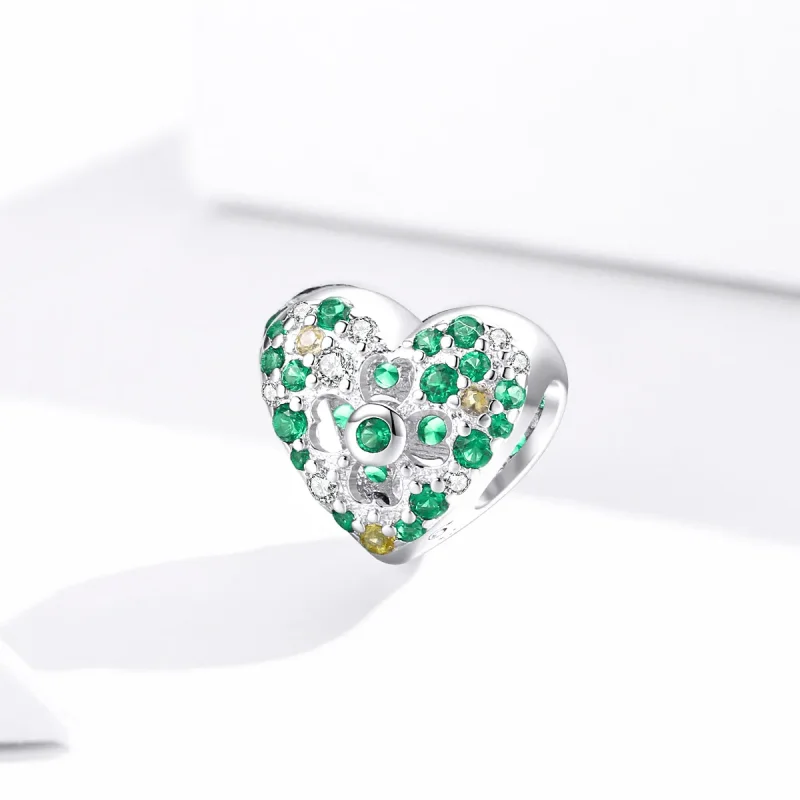 (image for) Pandora Style Love Four Leaf Clover Charm - BSC301 - View 2