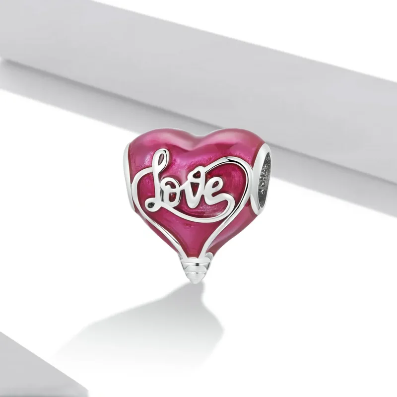 (image for) Pandora Style Love Lamp Charm - SCC2122 - View 2