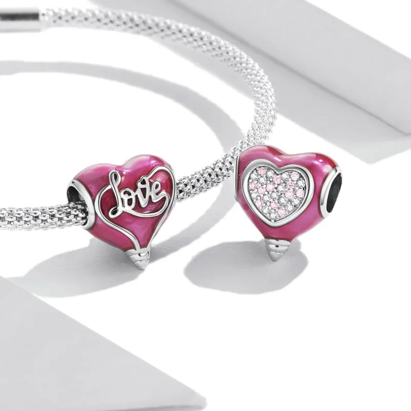 (image for) Pandora Style Love Lamp Charm - SCC2122 - View 4