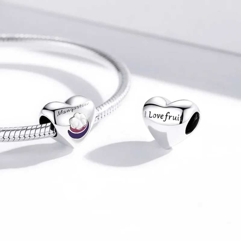 (image for) Pandora Style Love Mangosteen Charm - SCC1954 - View 3