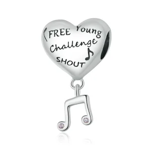 (image for) Pandora Style Love Note Charm - SCC1631