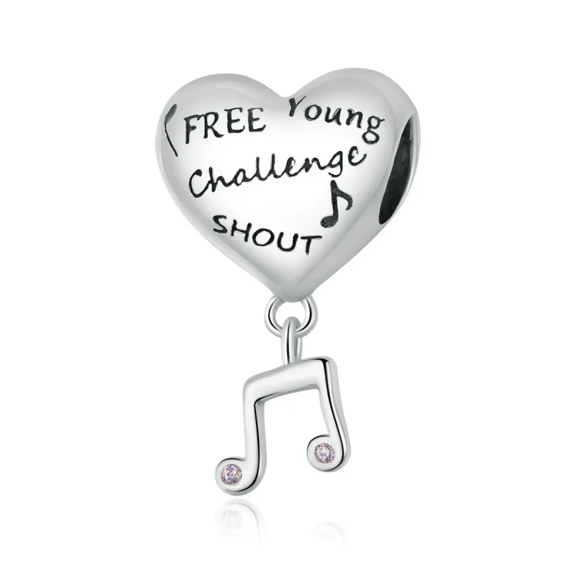 (image for) Pandora Style Love Note Charm - SCC1631