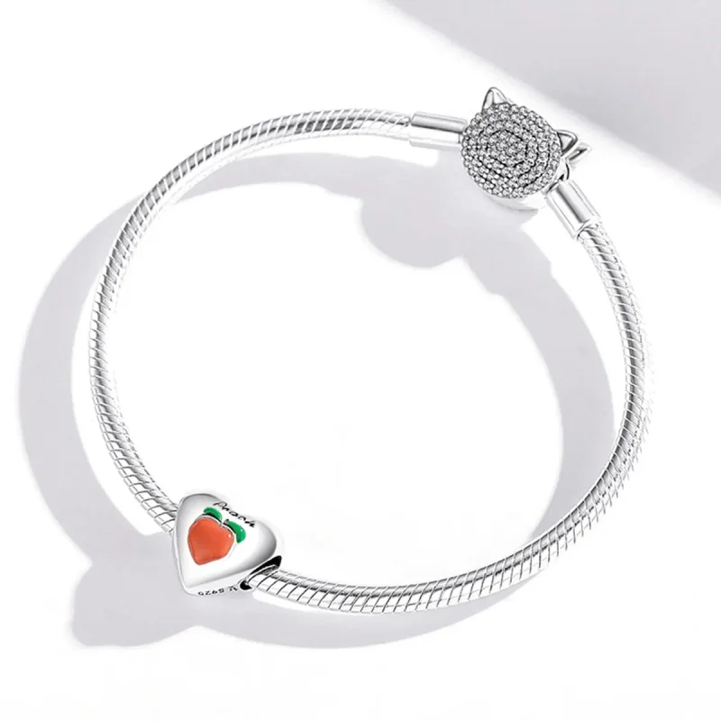 (image for) Pandora Style Love Peach Charm - SCC1951 - View 4