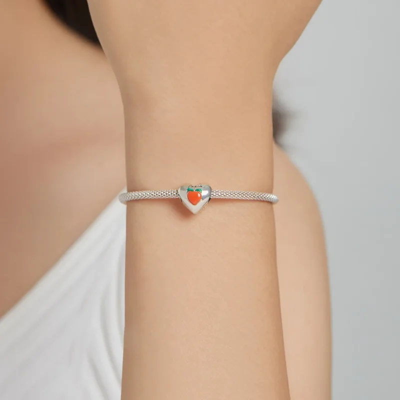 (image for) Pandora Style Love Peach Charm - SCC1951 - View 5