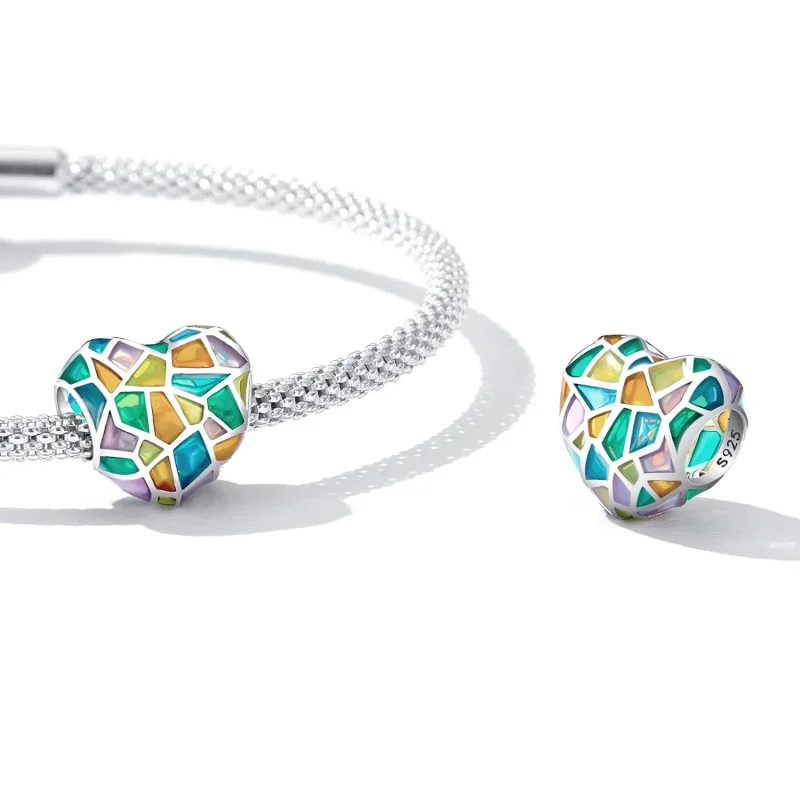 (image for) Pandora Style Love Window Charm - SCC2266 - View 5