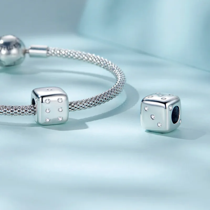 (image for) Pandora Style Lucky Dice Charm - SCC2362 - View 5