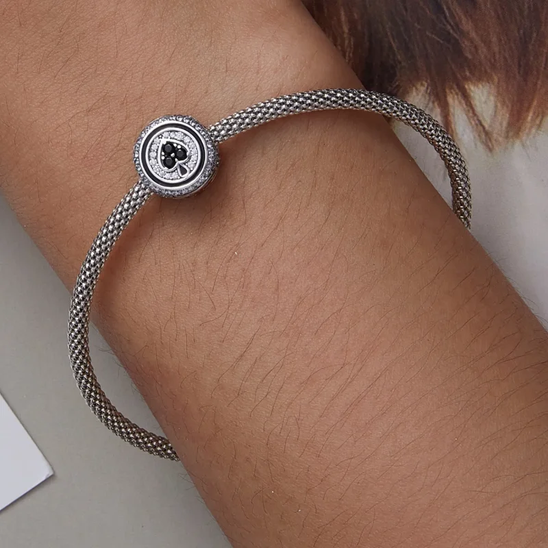 (image for) Pandora Style Lucky Heart Charm - BSC620 - View 6
